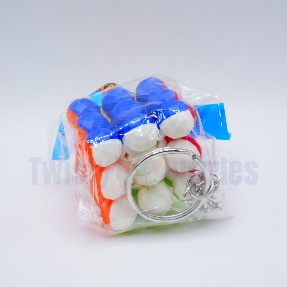 Keychain 3x3x3 Crystal Shape mini