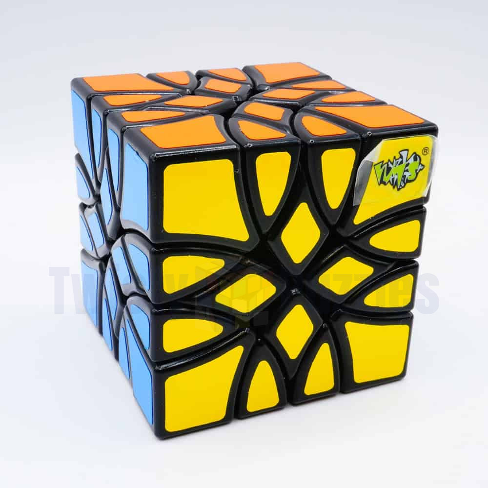 8-Axis Mosaic Curvy Dino Cube Glazed