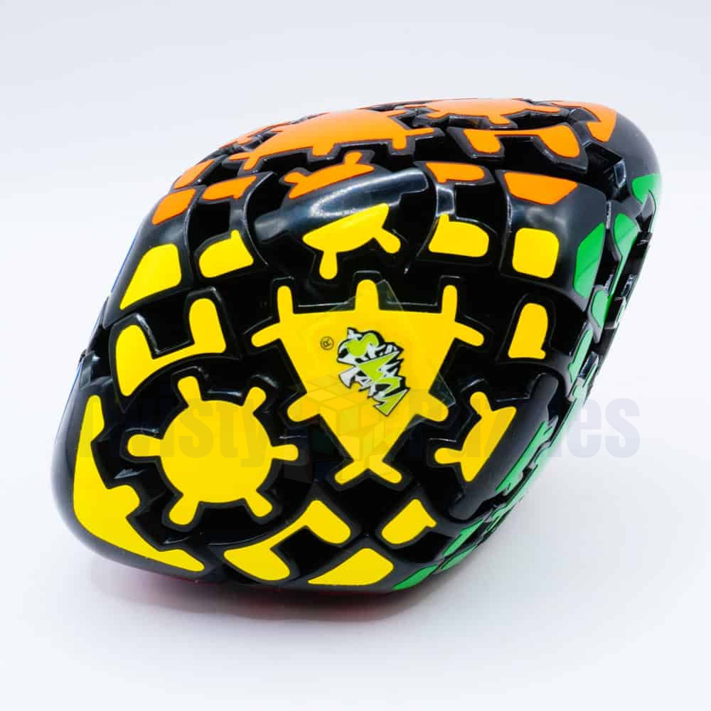 Gear Curvy Rhombohedron cube 6-Face Diamond