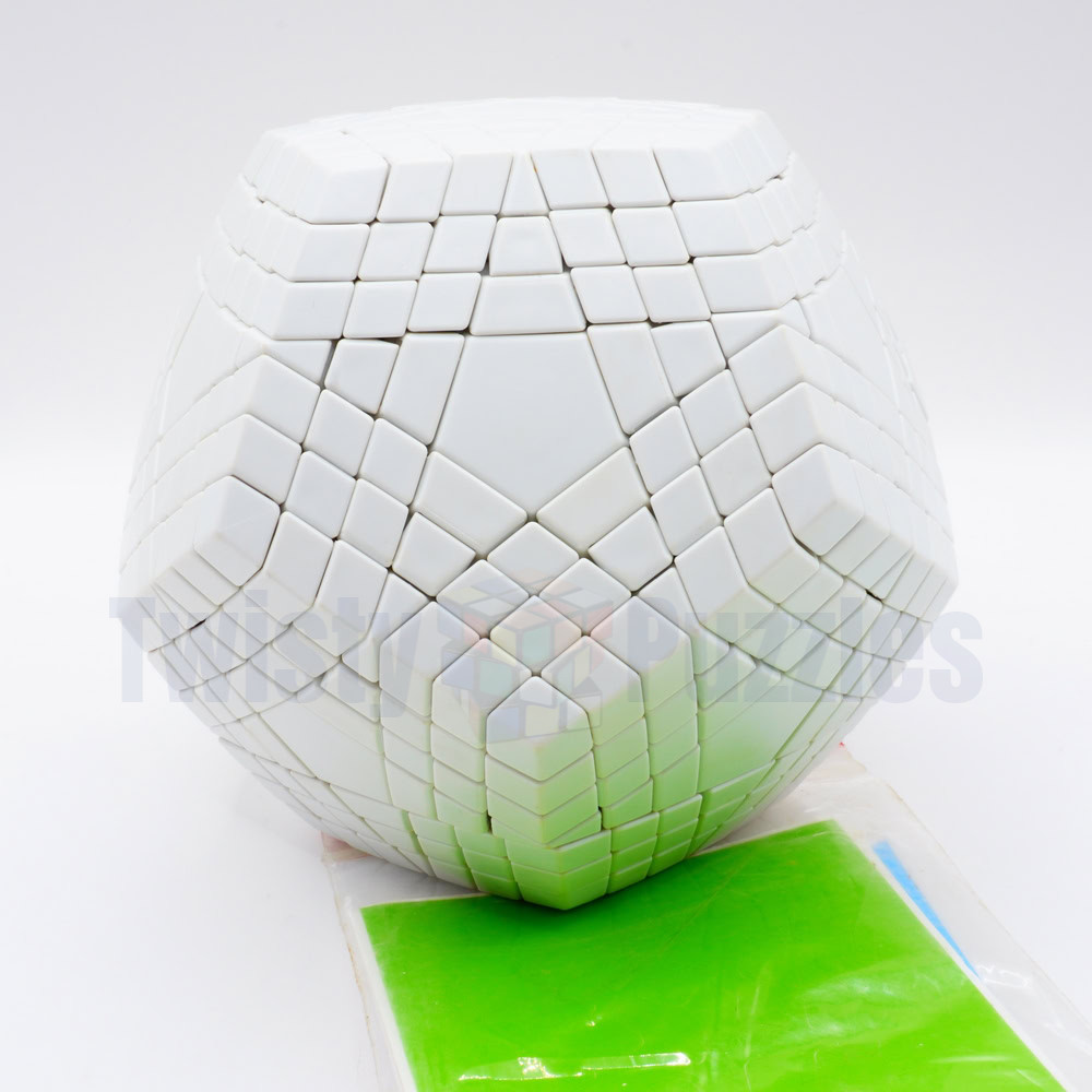 7x7 Teraminx (White) MHZ 7-Layer 12-Color
