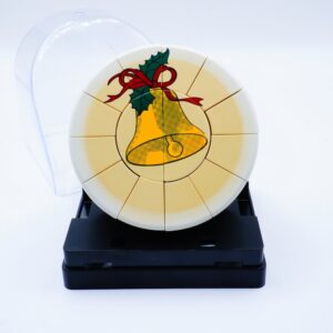 Christmas Bell Puck (White & Yellow) (IBEA)